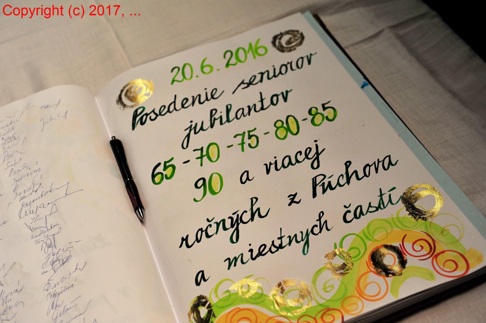 Fotogaléria Posednie seniorov jubilantov (20.6.2016) (40) Posednie seniorov jubilantov (20.6.2016)